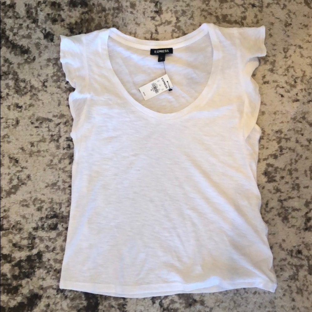 Express flutter sleeve top